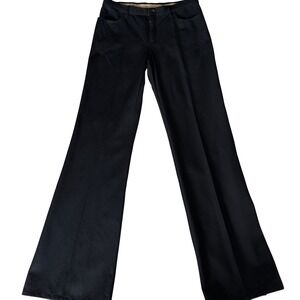See by Chloé Black Paris Dress Pants FR 46 US 10–12 Flare Leg Designer Trousers